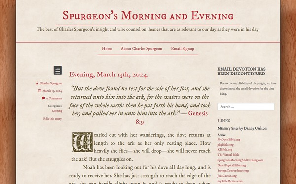 SpurgeonsMorningandEvening.org